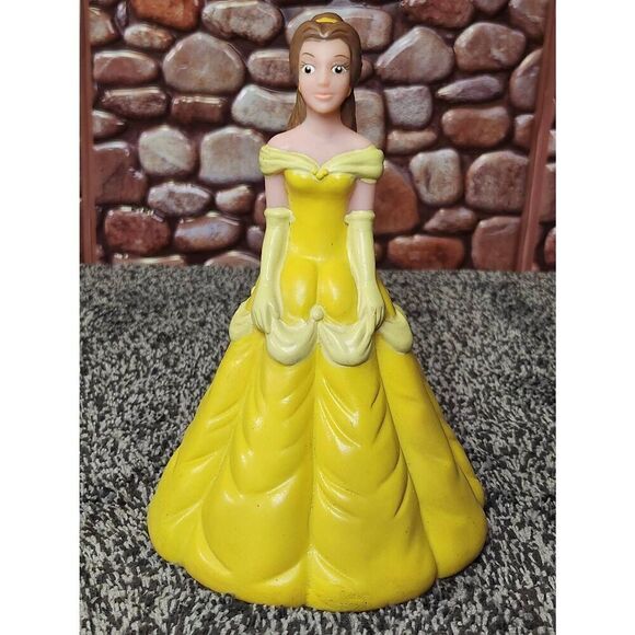 Vintage Beauty And The Beast Rubber Hand Puppet Disney Belle 1992 Pizza Hut Toy - Picture 1 of 11